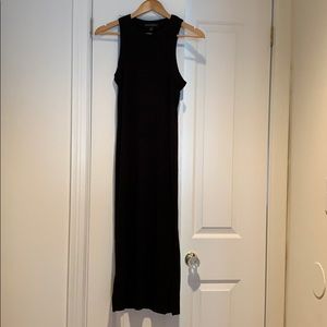 Black banana republic midi racer back dress